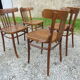Série de 4 chaises bistrot