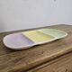 Dish from the Gien earthenware factory with 3 compartments