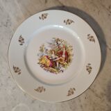 Decorative plate lovers scenery landscape Limoge France