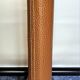 Lancel paris desk lamp fawn granite leather and brass
