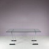 1970s “T07” Trestle dining table by Peter Ghyczy, Netherlands