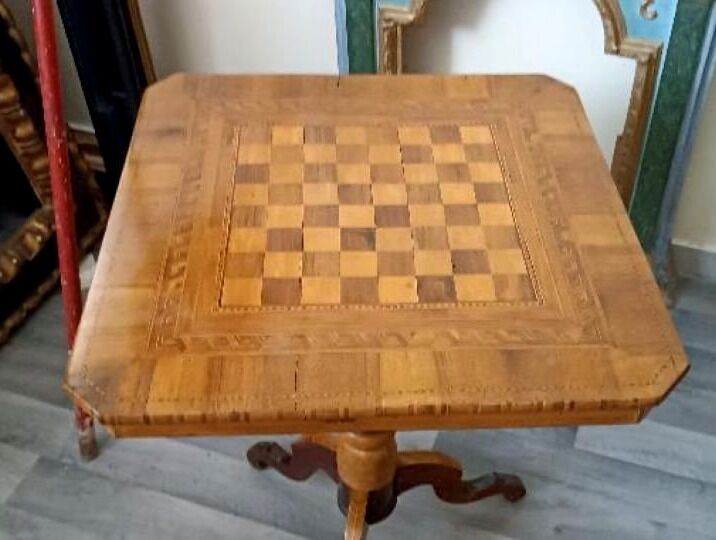 Table en marqueterie, 19th century Italy