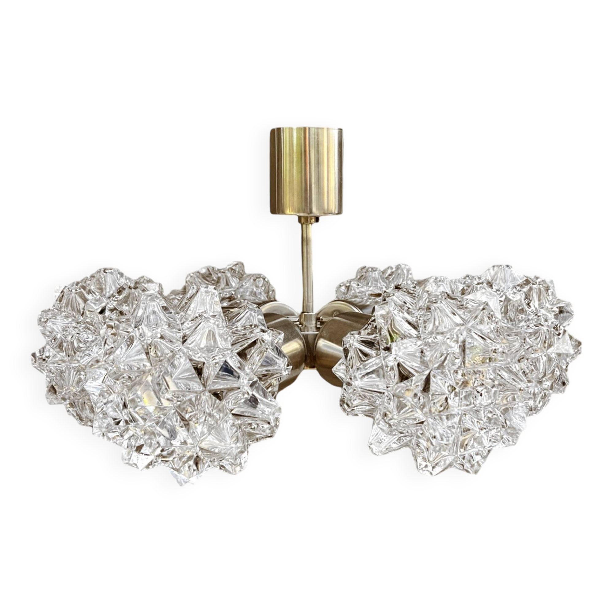 Sputnik chandelier, Kamenicky Senov, Czechoslovakia, 1970s.