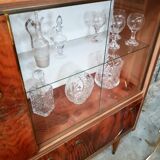 Buffet bar walnut varnished