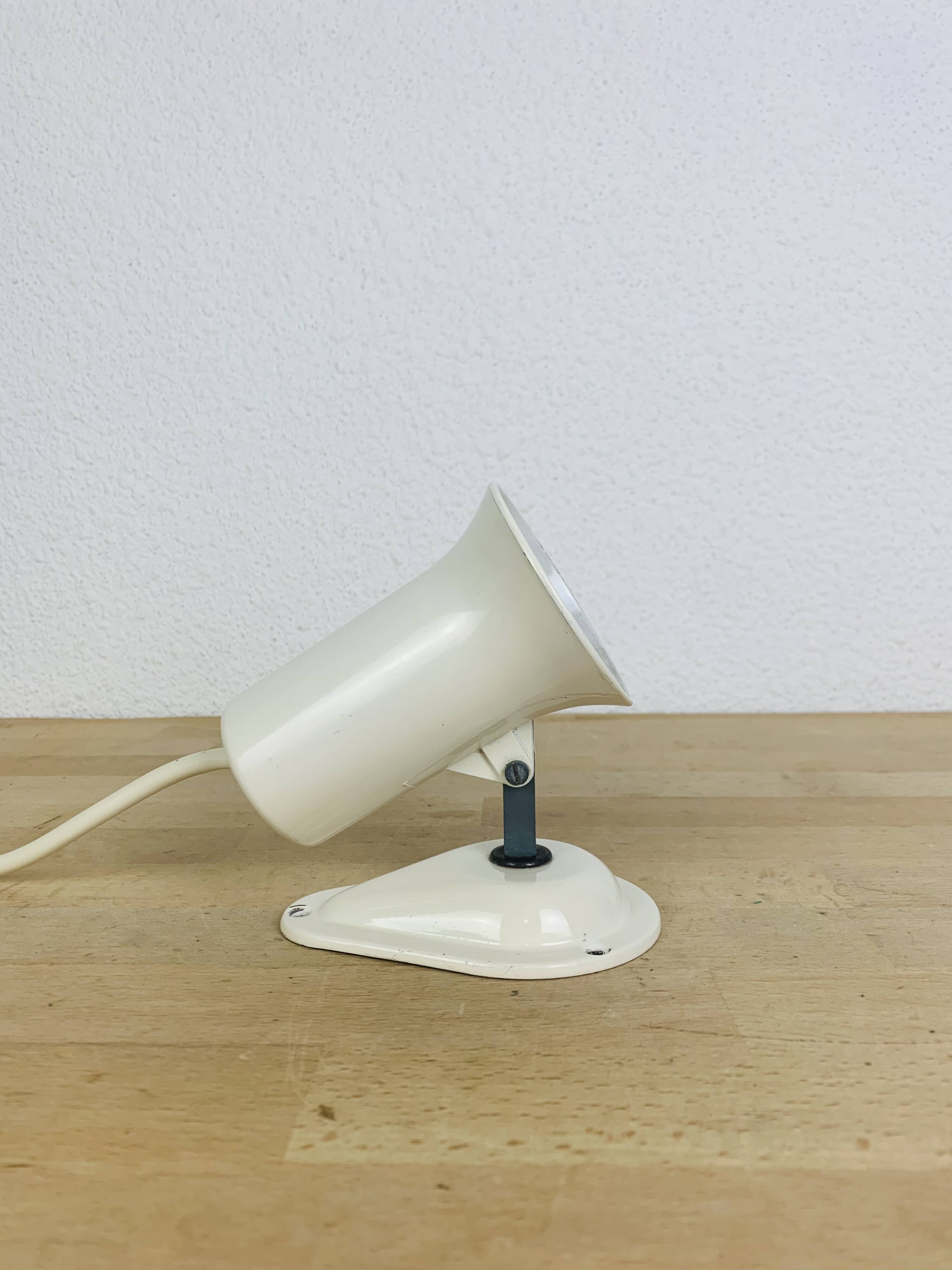 Lita vintage white metal spotlight wall light