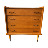 Commodity has 4 scandinavian style drawers, 60s