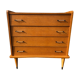 Commodity has 4 scandinavian style drawers, 60s