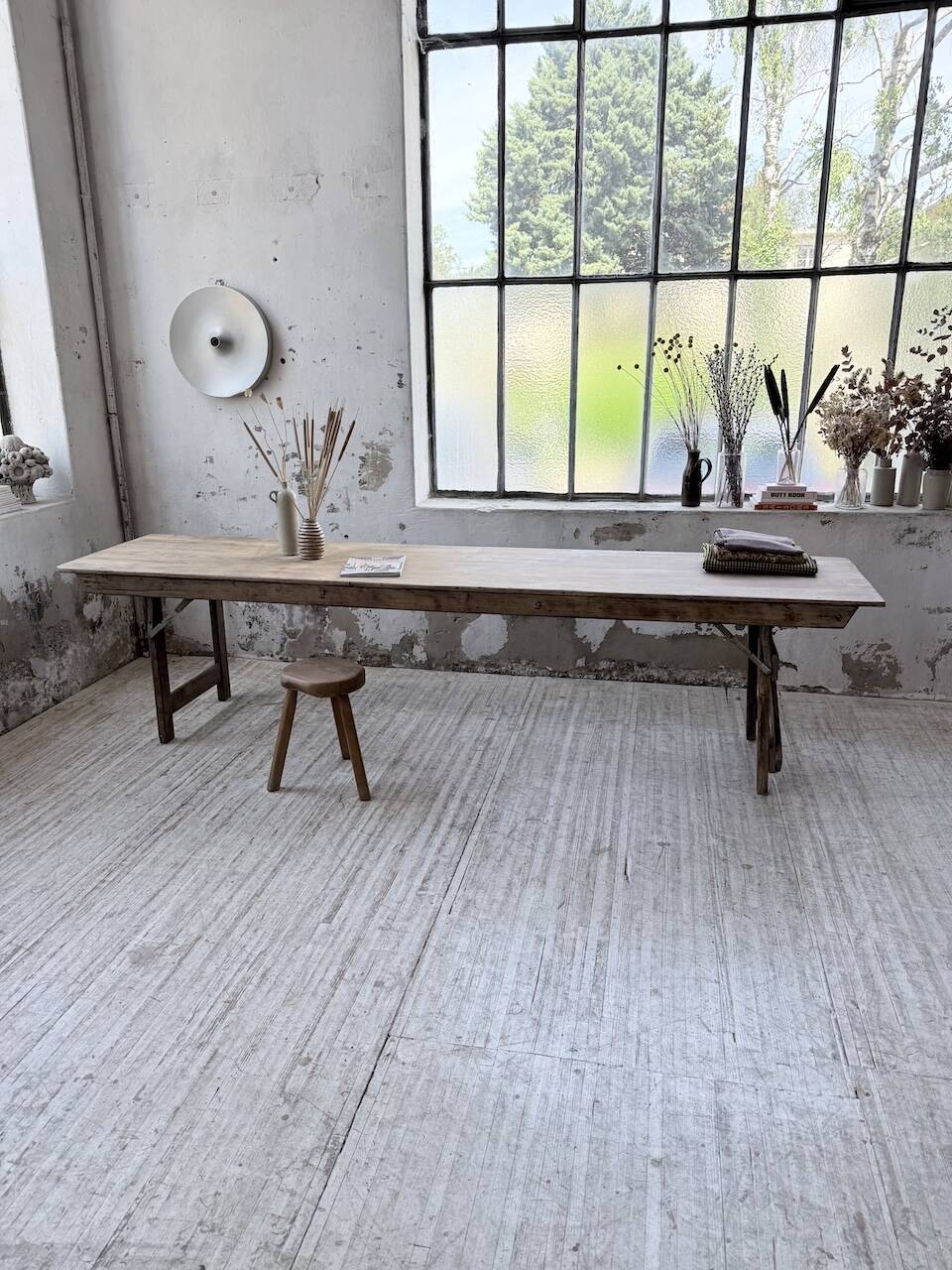 1950 XL folding farmhouse table in pine