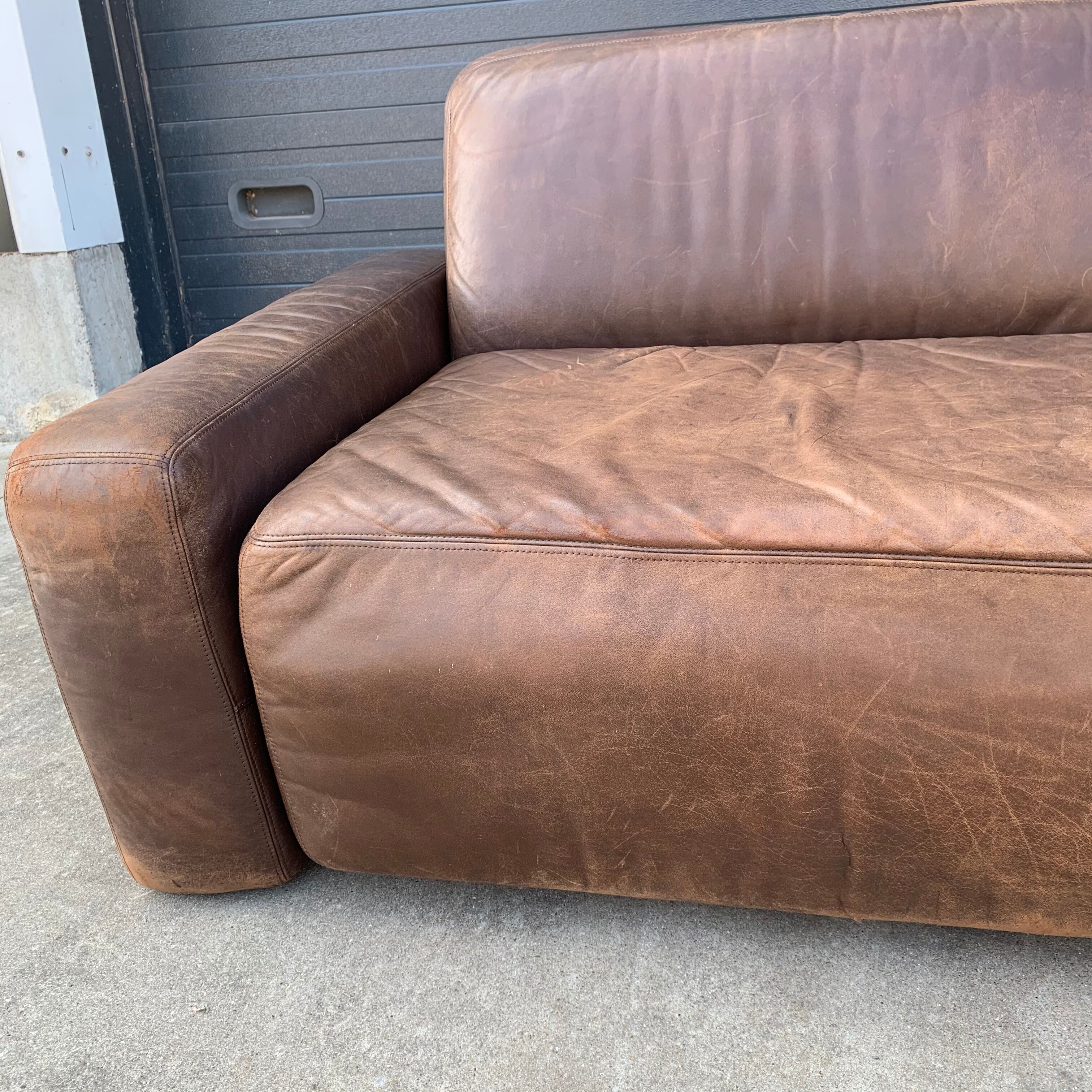 Leather sofa