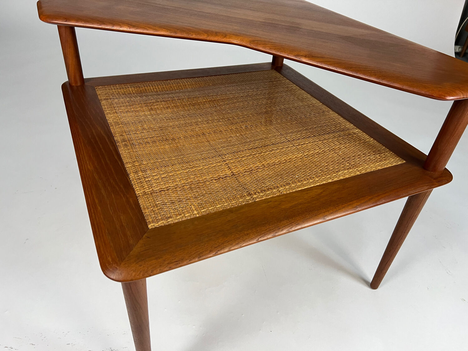 Minerva teak coffee table corner table Hvidt Mølgaard-Nielsen Danish