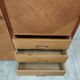 Secrétaire armoire vintage pieds compas