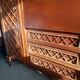 Furniture secretary vintage wood and rattan