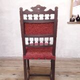 Série de 6 chaises retapissées style Renaissance