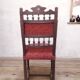 Series of 6 reupholstered Renaissance style chairs