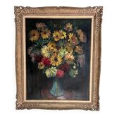 Large bouquet of dahlias