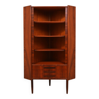 Scandinavian corner cabinet in rosewood by Omann Jun. - 1960