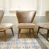 Chair Danish wingback Chair Scandinavian flesh small wing of Elias Svedberg
