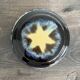 Antique enamelled ceramic box signed alpho