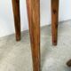 3 free-form oak tripod stools