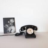 Phone in bakelite black U43