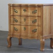 Vintage Mid-Century Danish Oak Baroque/Rococo style Commode
