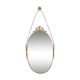 Baroque brass wall mirror, 1930s