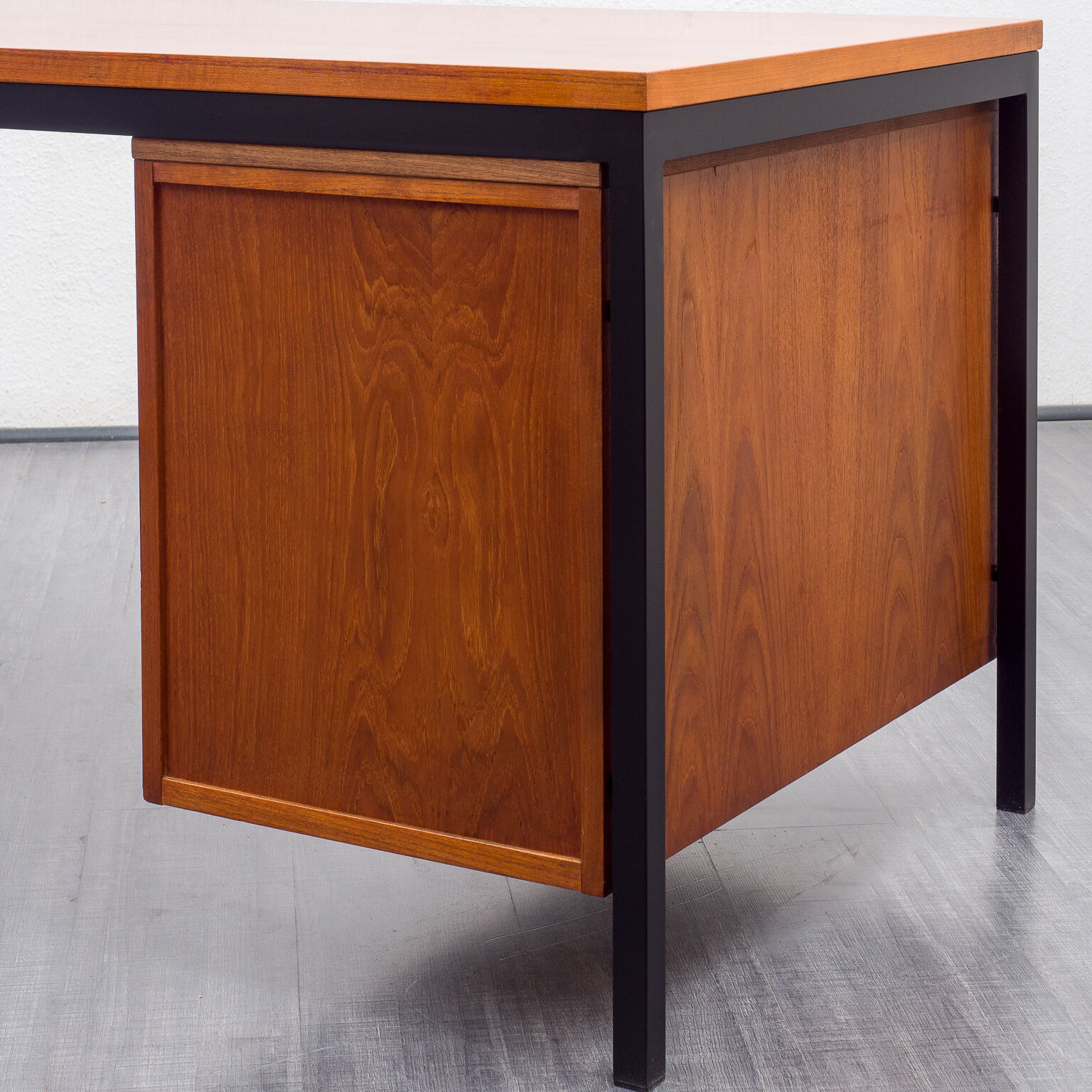 60s office, teak and metal