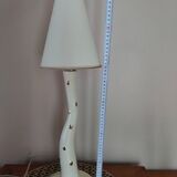 Longwy earthenware lamp
