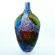 Very large murano blown glass vase. Italy, 80s