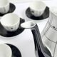 "Lidia" coffee service by Marian Pasich 1957 Chodziez Poland