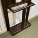 1930s oak coat rack