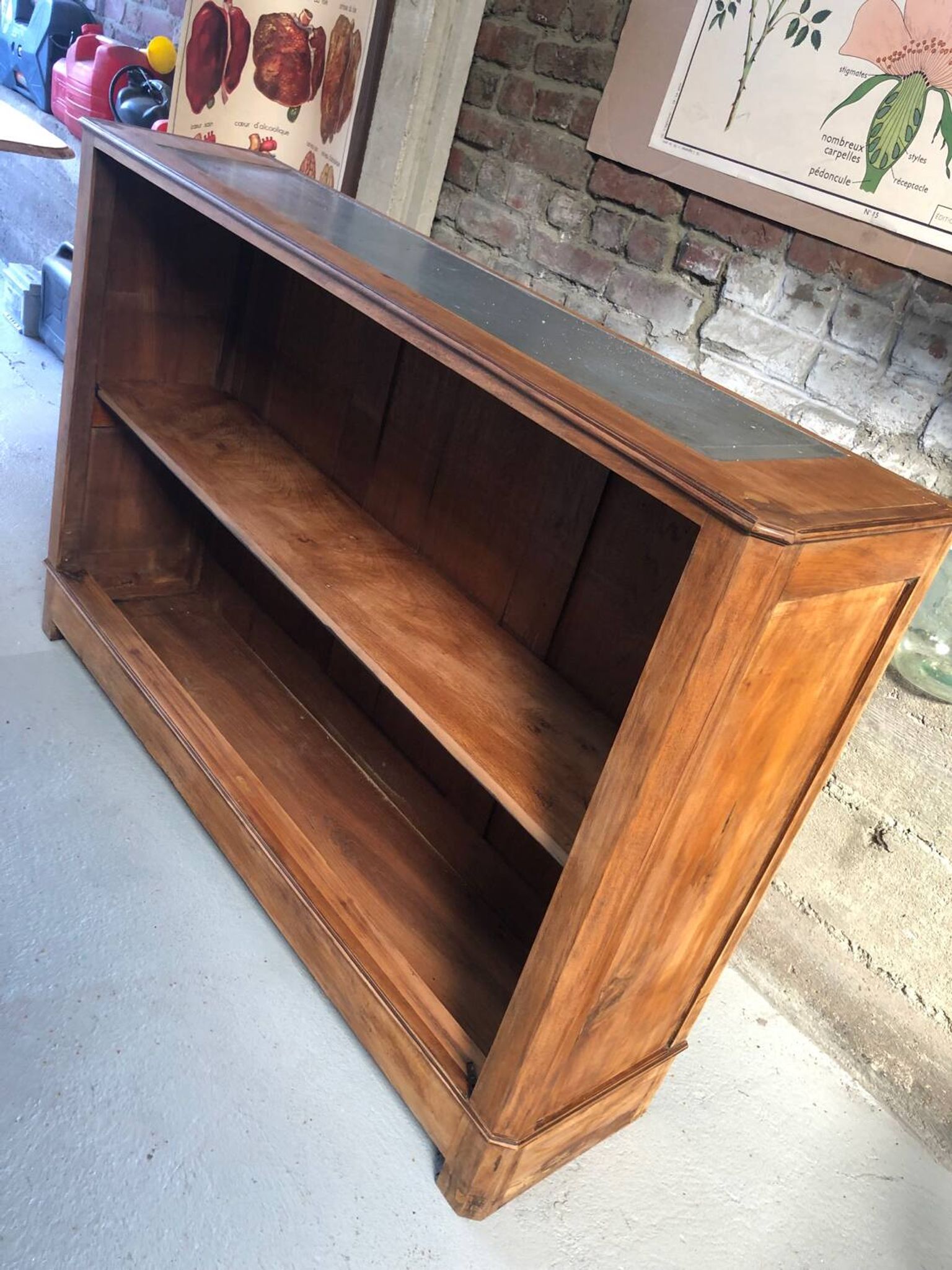 Old small counter and its elm dresser