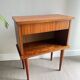 Bedside table vintage feet compass