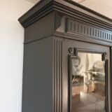 Showcase library cabinet of curiosities black Napoleon III