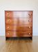 1970s vintage mahogany chest of drawers