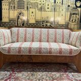 Bench - Charles X Bidermeier sofa in burl wood