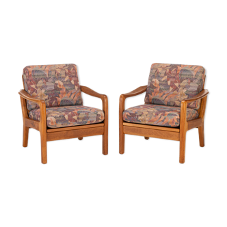 Floral lounge chairs by Juul Kristensen for JK Denmark