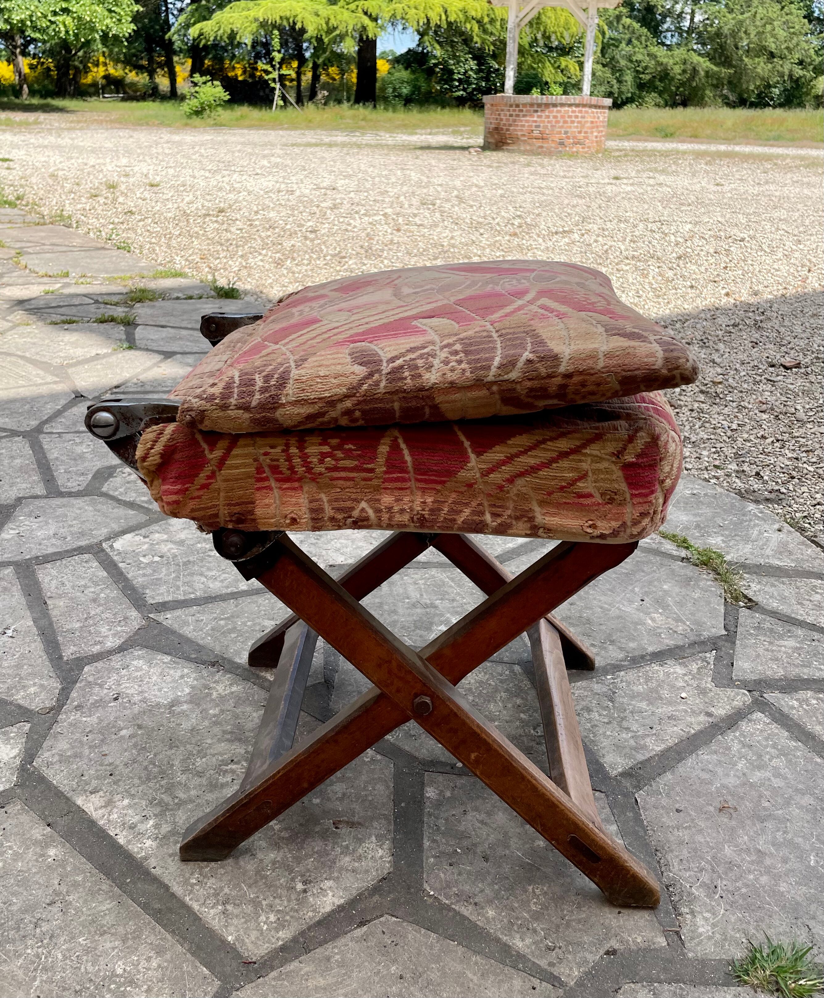 Chaise pliante de théâtre 1900