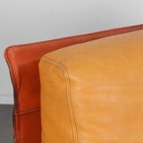 Leather armchair by Gérard Guermonprez, 1970