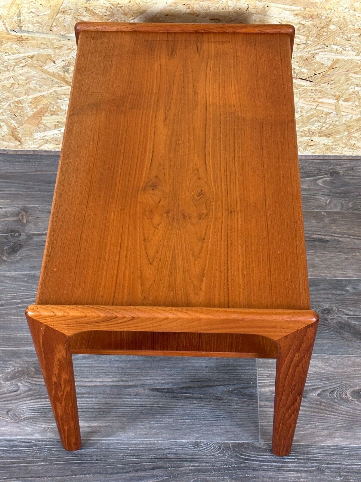 60s 70s teak side table with drawer Arne Wahl Iversen Denmark