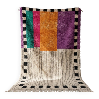 Unique handmade Berber rug 3x2 m