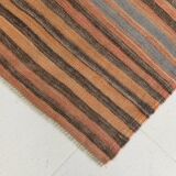 168x217 Tile Color Kilim Rug, Livin Room Rug, 6x7 Antique Vintage Kilim