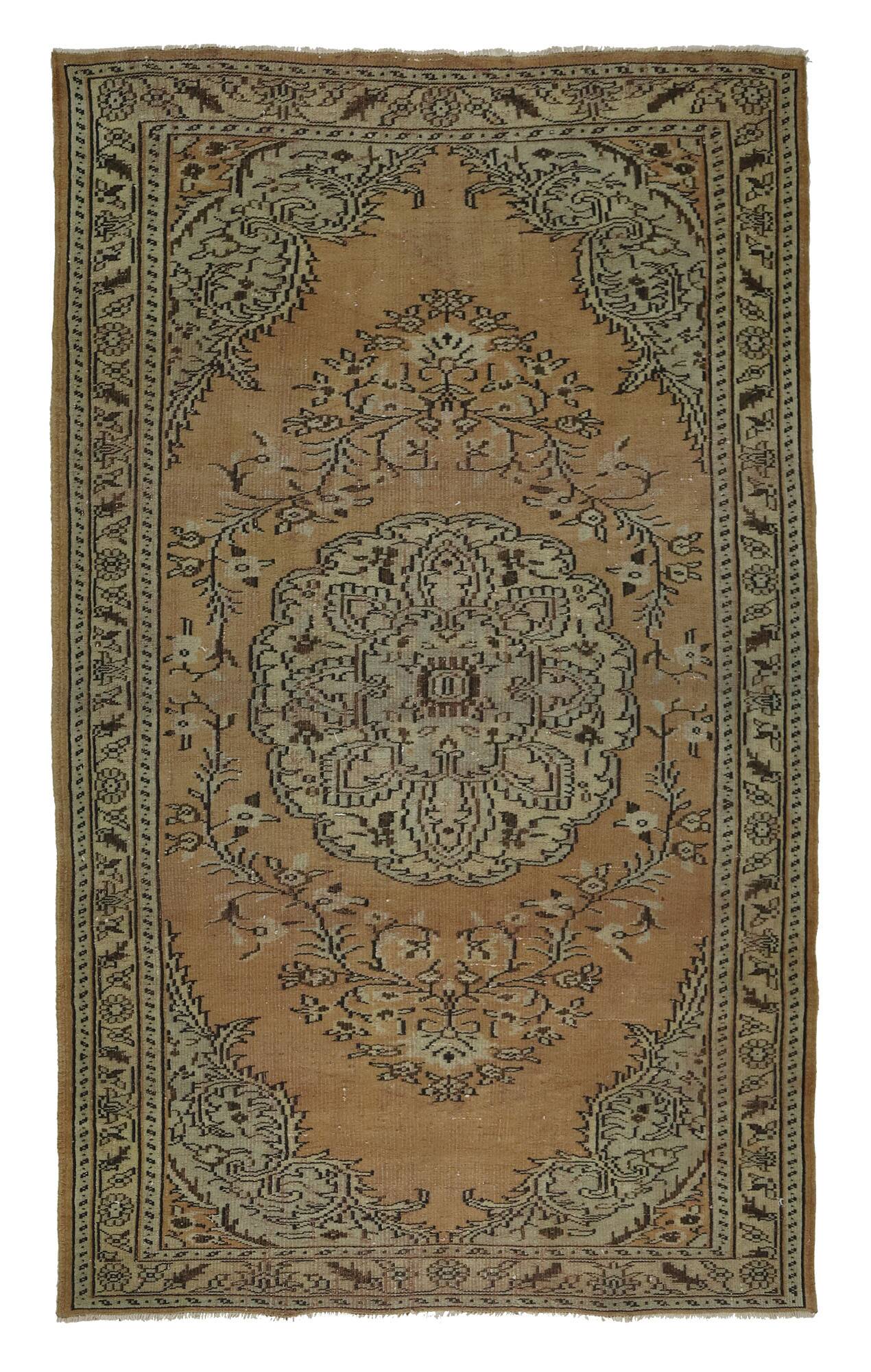 Turkish Anatolian Handmade Vintage Rug 300 cm x 180 cm