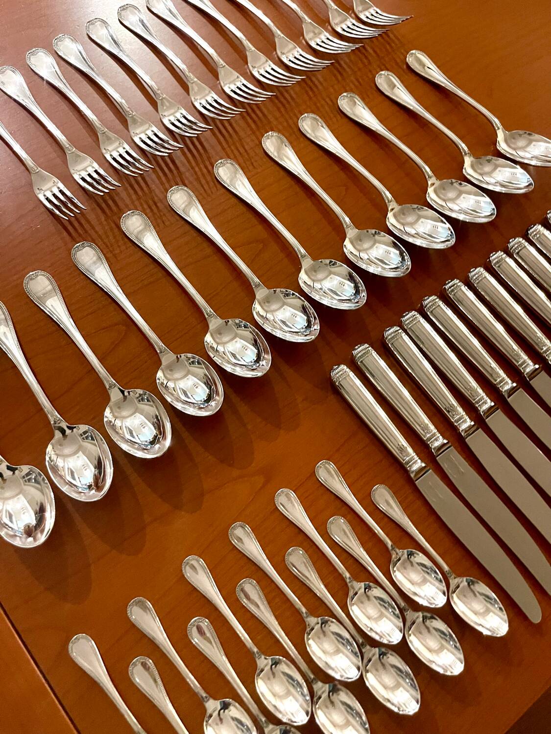 Christofle Malmaison 49-piece cutlery set