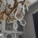 Bronze and crystal chandelier 8 fires