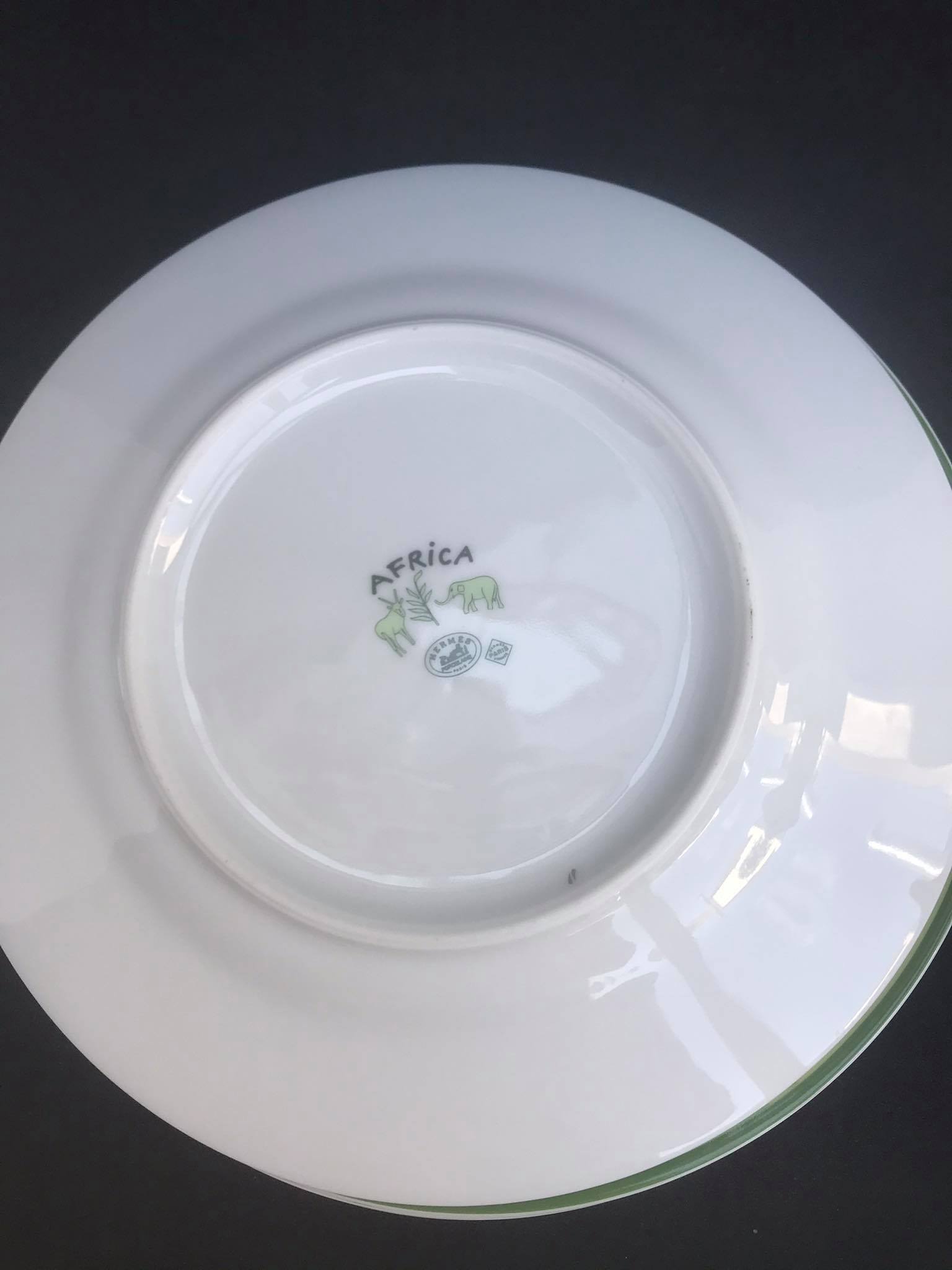 Green 4 plates Hermes Africa
