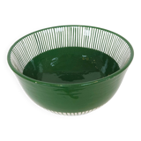 Large bowl - PALM green border
