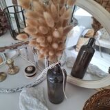 Brown stoneware bottle