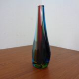 Murano Glass Teardrop Vase by Flavio Poli, 1960s