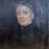 HST painting "Family Portrait" by Oswald Marie 1886